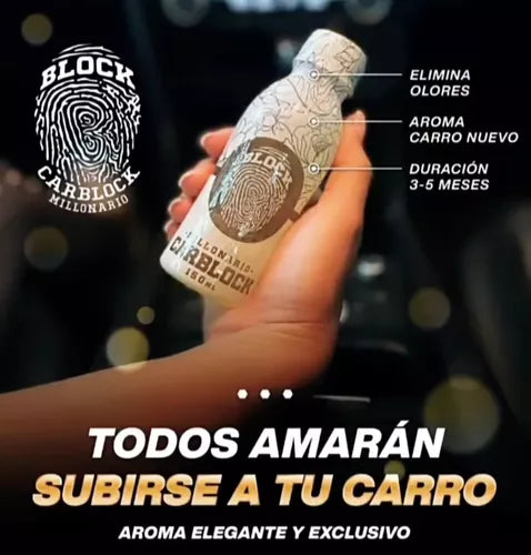 CARBLOCK EL AMBIENTADOR PARA MENTES MILLONARIAS